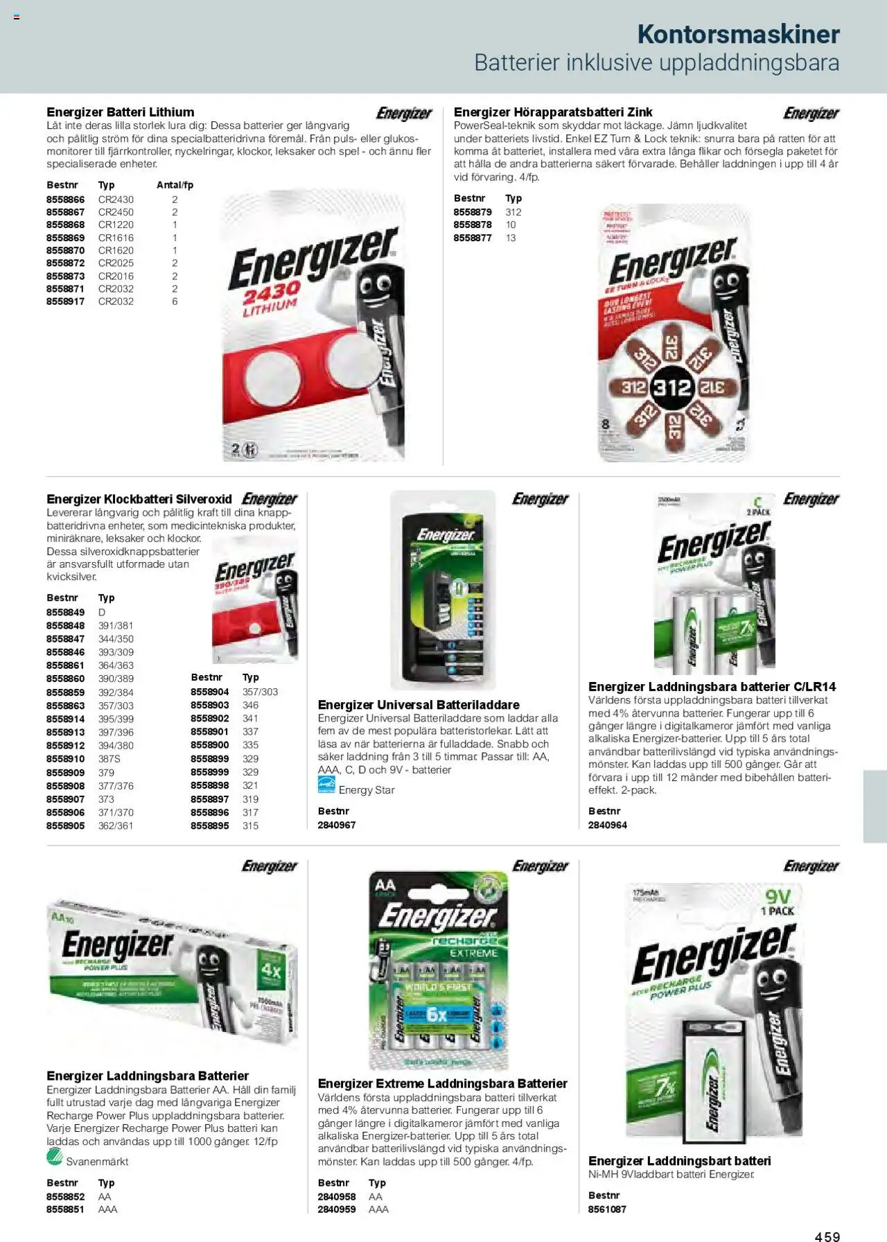 Office Depot reklamblad aktuell från 01.02.2025 | Sida: 461 | Produkter: Batterier, Batteri, Häll, Spel