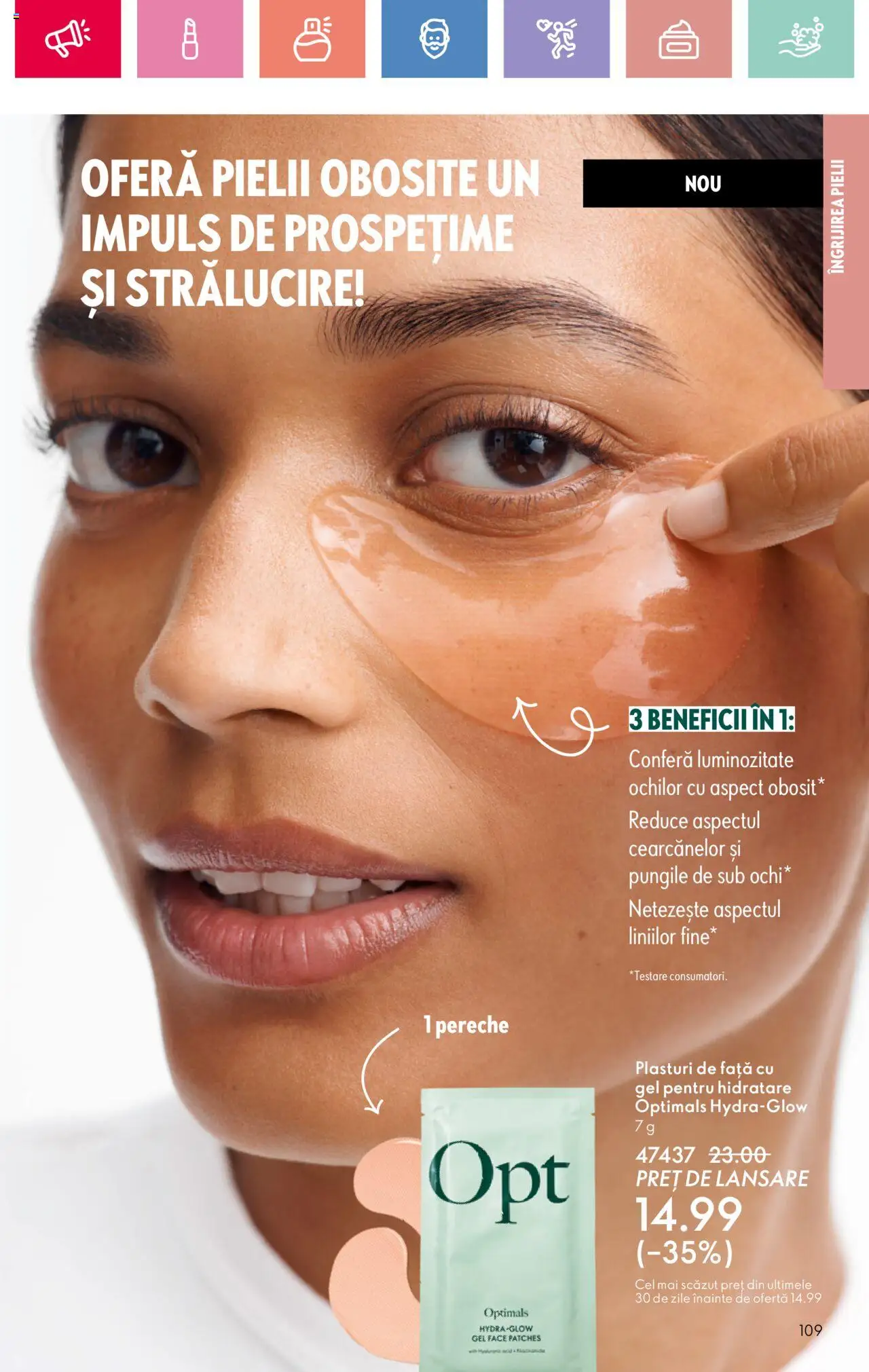 Noul catalog Oriflame – valabil de la 06.07.2025 | Pagină: 109 | Produse: Plasturi
