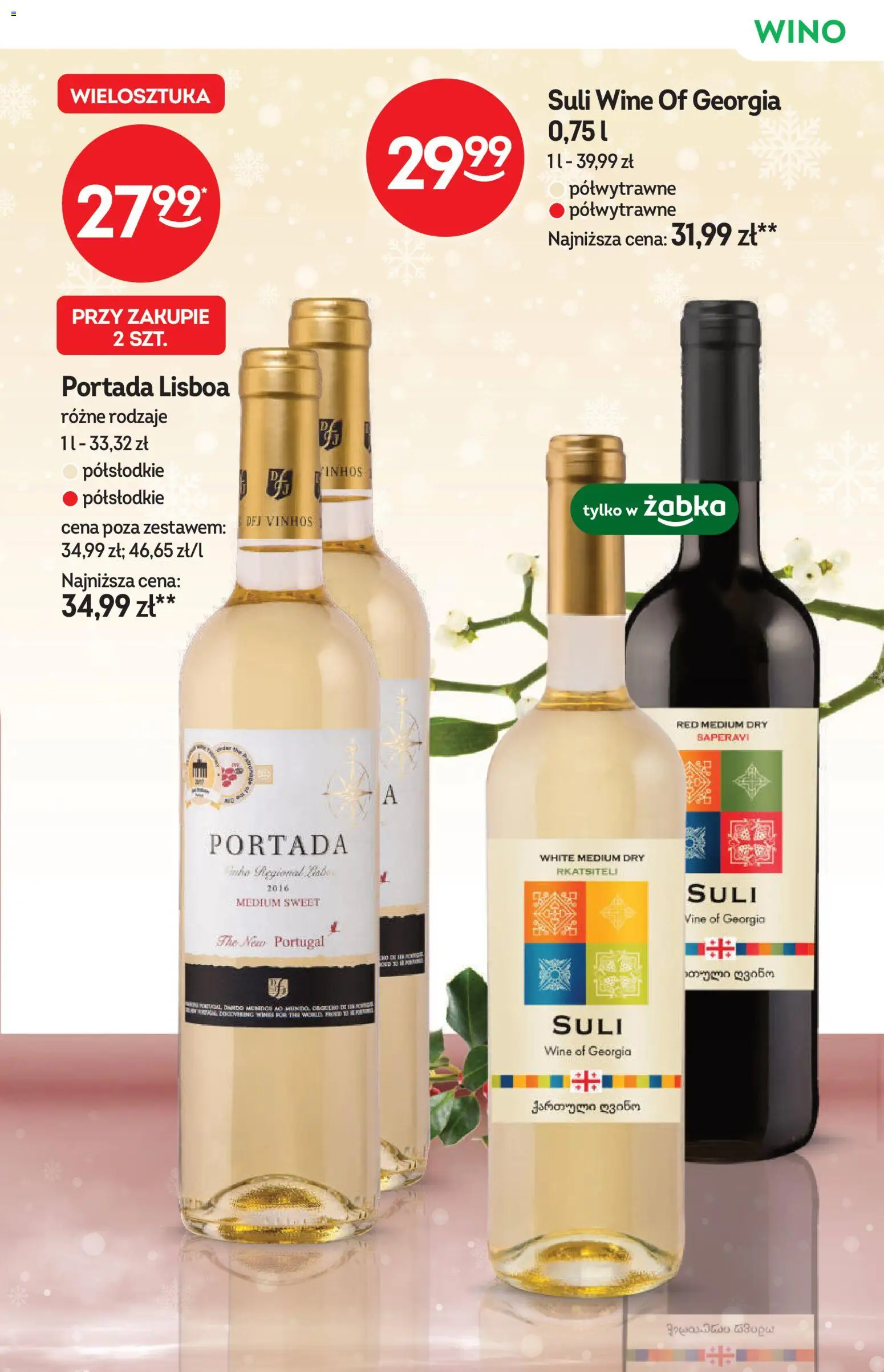 Żabka Gazetka - Katalog win od 10.12.2025 | Strona: 19 | Produkty: Wino