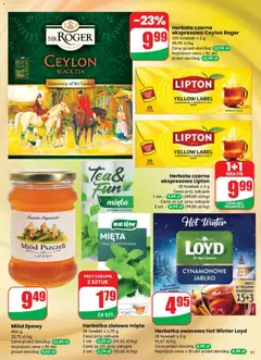 Pogląd oferty "Herbata czarna ekspresowa Ceylon Roger, 100 torebek x 2 g" - ważna od 29.10.2025 | Strona: 11