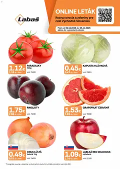 Labaš leták platný od 30.10.2025 | Strana: 1