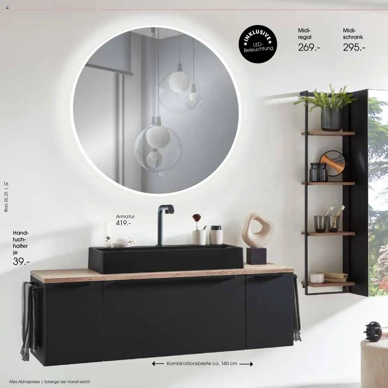 Zurbrüggen - Bad Spezial – gültig ab 11.06.2025 | Seite: 16 | Produkte: Regal, Schrank, Armatur
