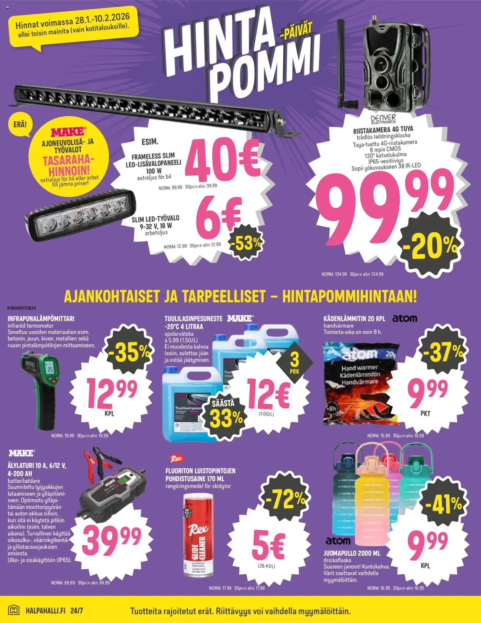 Halpa Halli tarjoukset – voimassa 28.02.2026 alkaen | Sivu: 10 | Tuotteet: Voi, Puhdistusaine