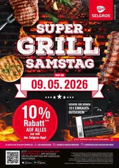 Selgros Super Grill Samstag ab 09.05.2026 gültig
