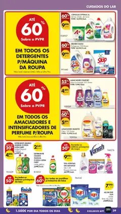 Pré-visualização Pingo Doce folheto válido de 21.10.2025 | Página: 51 | Produtos: Detergente, Roupas, Persil, Milho