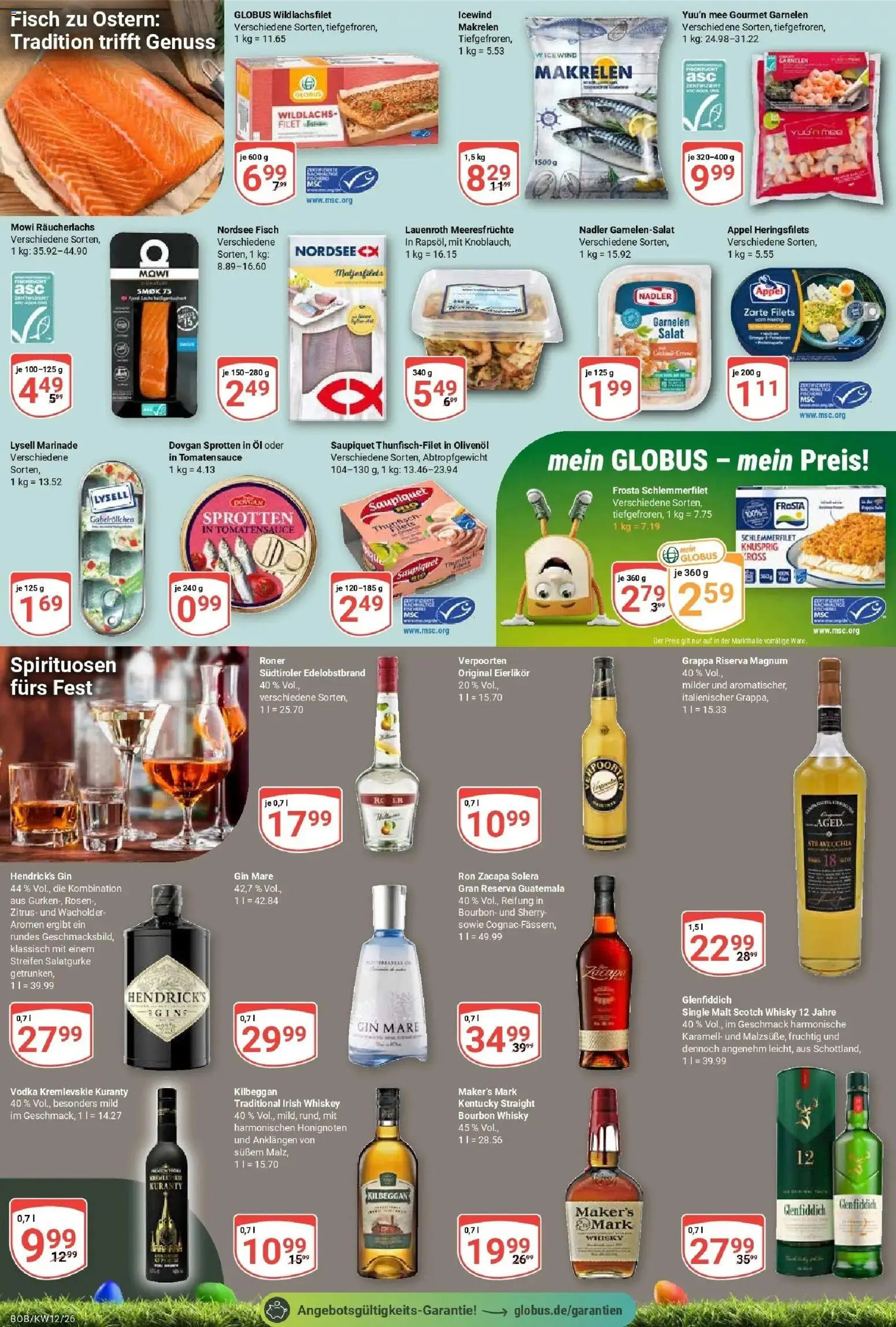 Globus prospekt Bobenheim-Roxheim	 – gültig ab 15.03.2026 | Seite: 13 | Produkte: Öl, Thunfisch, Räucherlachs, Whiskey