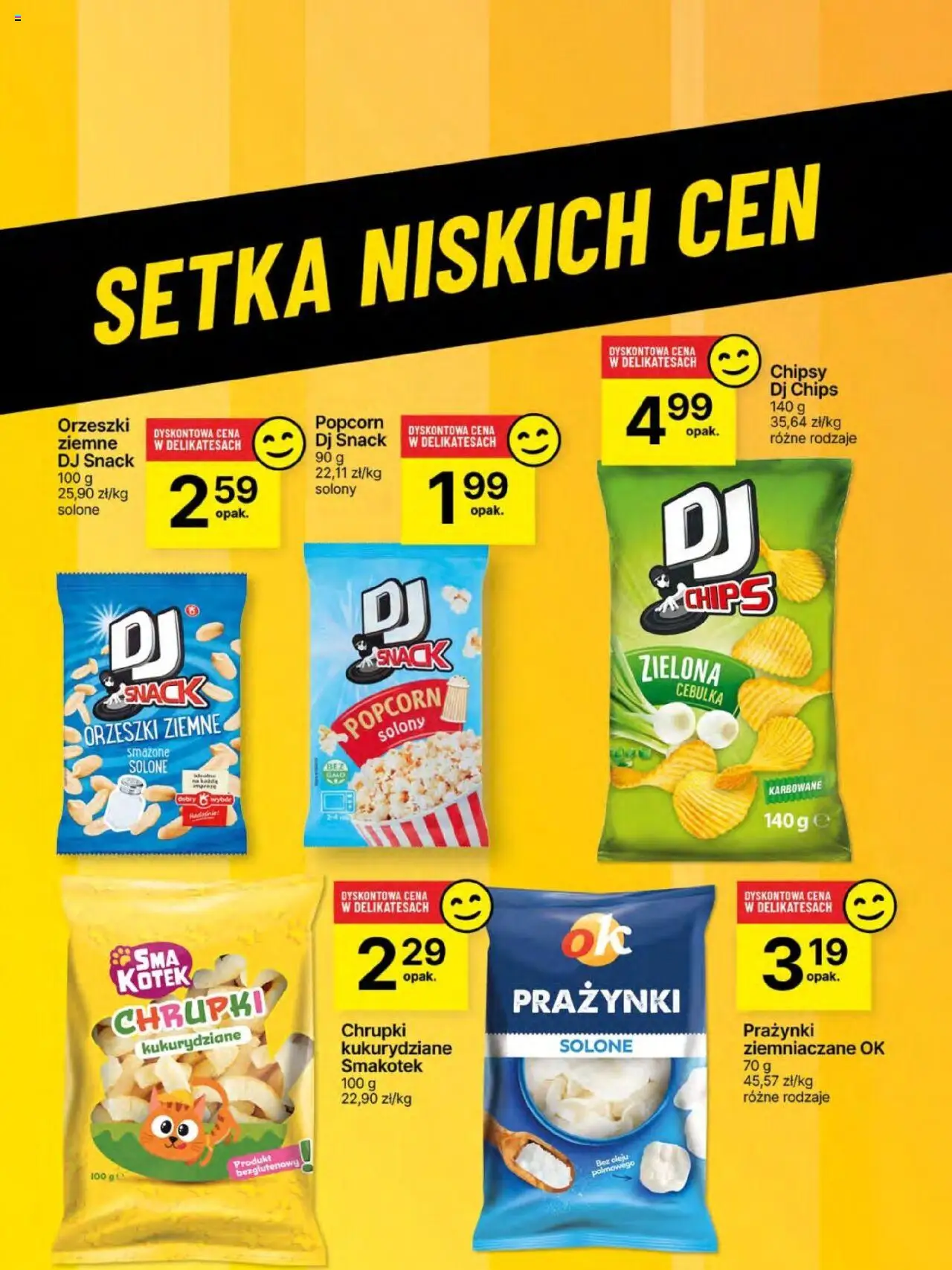 Delikatesy Centrum Gazetka - Sklepy Własne od 05.06.2025 | Strona: 59 | Produkty: Chipsy, Chrupki, Orzeszki ziemne, Popcorn