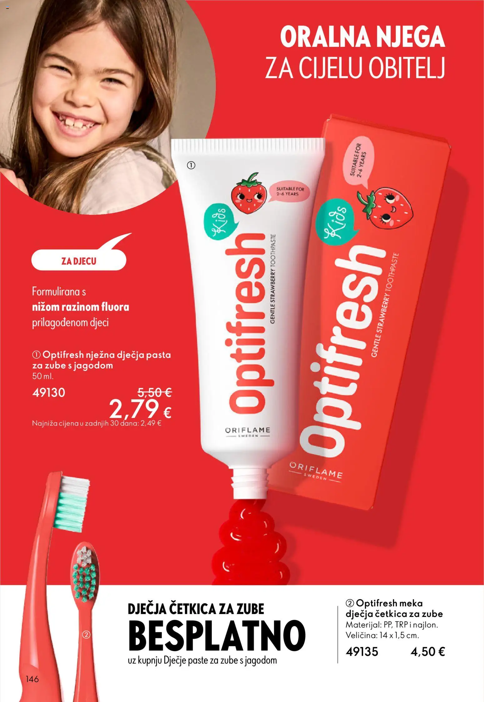 Oriflame katalog | vrijedi od 18.02.2026 | Stranica: 146 | Proizvodi: Četkica za zube, Pasta