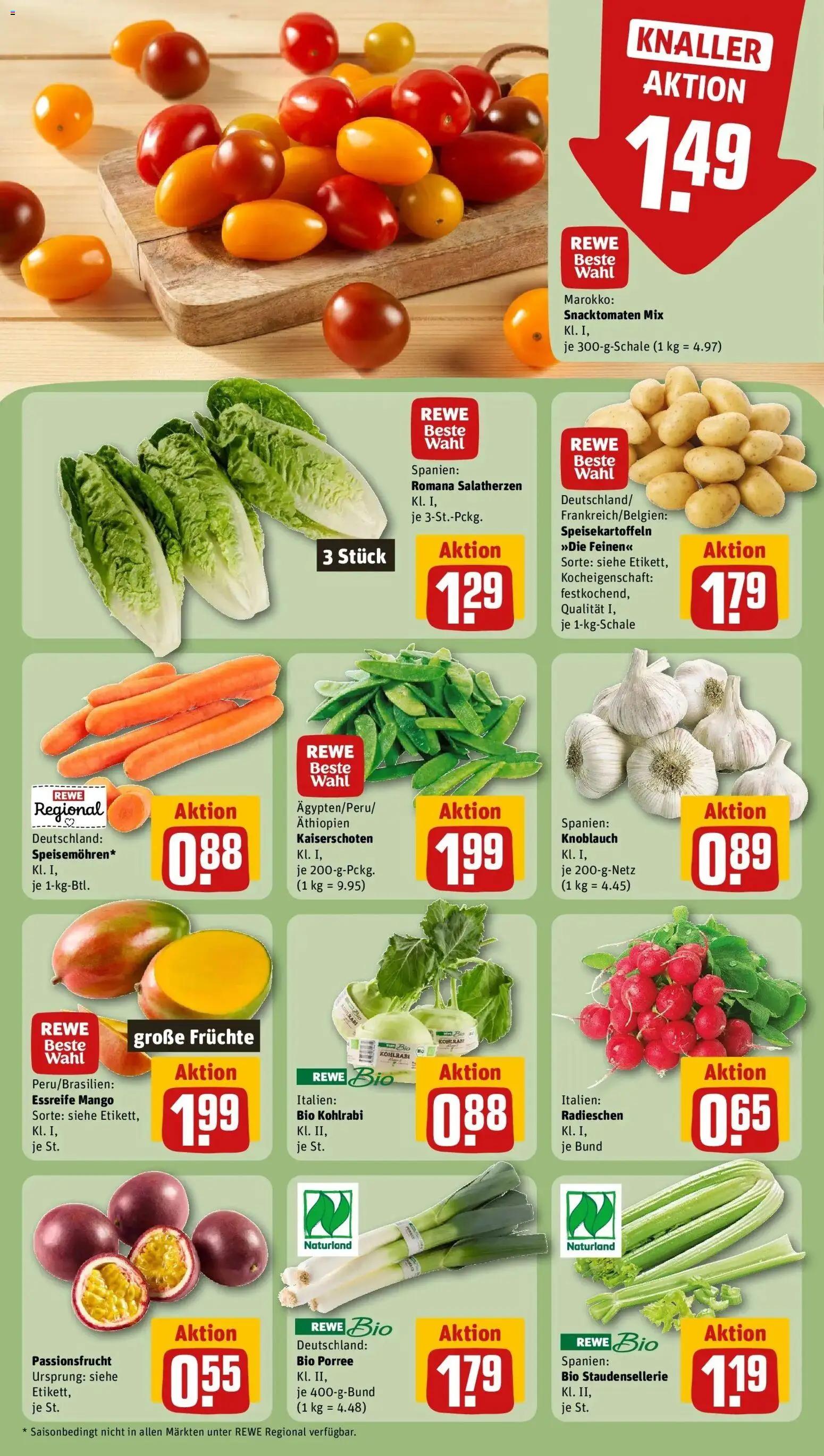 Rewe prospekt Essen	 – gültig ab 09.02.2026 | Seite: 5 | Produkte: Kohlrabi, Mango, Knoblauch