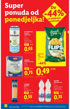 PERLENBACHER Bavarsko svijetlo pivo, 0.5 l, alk 4.7% vol., Povratna naknada uključena je u cijenu - Pregled kataloga iz trgovine Lidl, vrijedi od 02.02.2026 | Stranica: 2