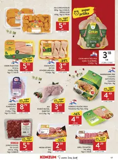 Konzum HR Akciós újság - amely érvényes a következő dátumtól: 11.02.2026 | Oldal: 17 | Termékek: Grill