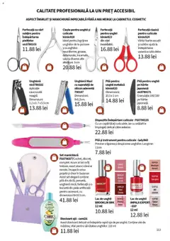 Ofertele Lady’s valabile de la 25.09.2025 | Pagină: 115 | Produse: Forfecuță, Clește, Lac de unghii, Ojă