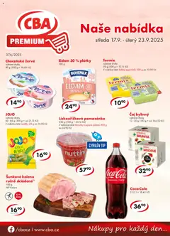 Náhled letáku CBA leták - Premium od 17.09.2025