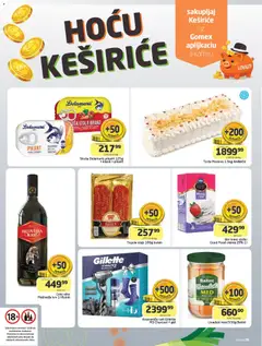 Gomex katalog - pregled Gomex kataloga - važi od 15.04.2026 | Strana: 26 | Proizvode: Gillette, Kulen, Vino, Torta