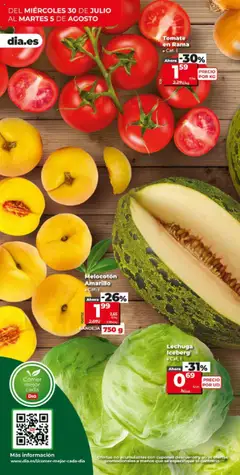 Dia - folleto Market │ válido desde el 30.07.2025 | Página: 4 | Productos: Bandeja, Melocotón amarillo