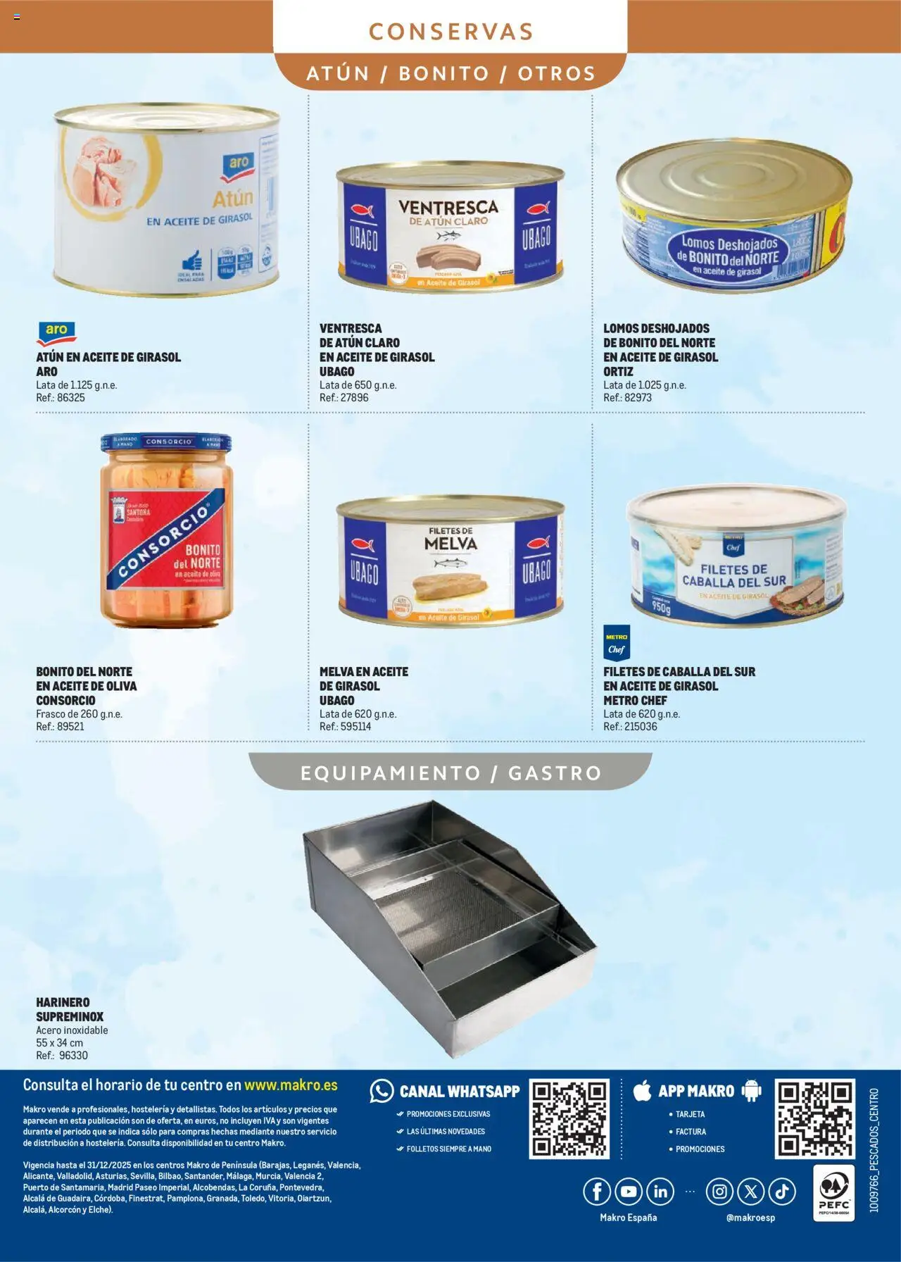 Makro - Especial Pescados Centro │ válido desde el 11.06.2025 | Página: 24 | Productos: Aceite, Aceite de oliva, Aceite de girasol, Atún claro