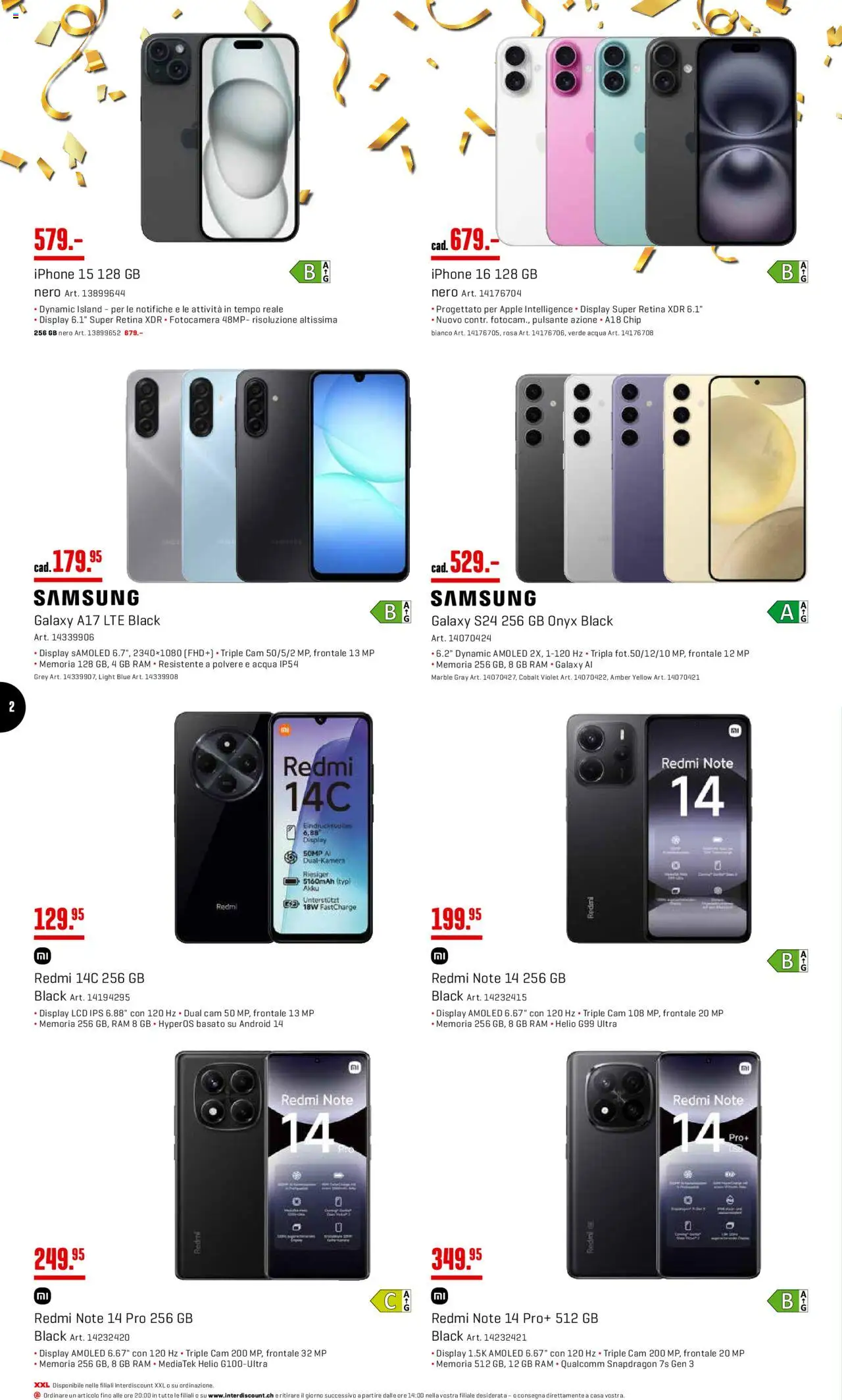 Interdiscount Aktionen Mobile IT – gültig ab 20.10.2025 | Seite: 2 | Produkte: Apple, Samsung, Iphone