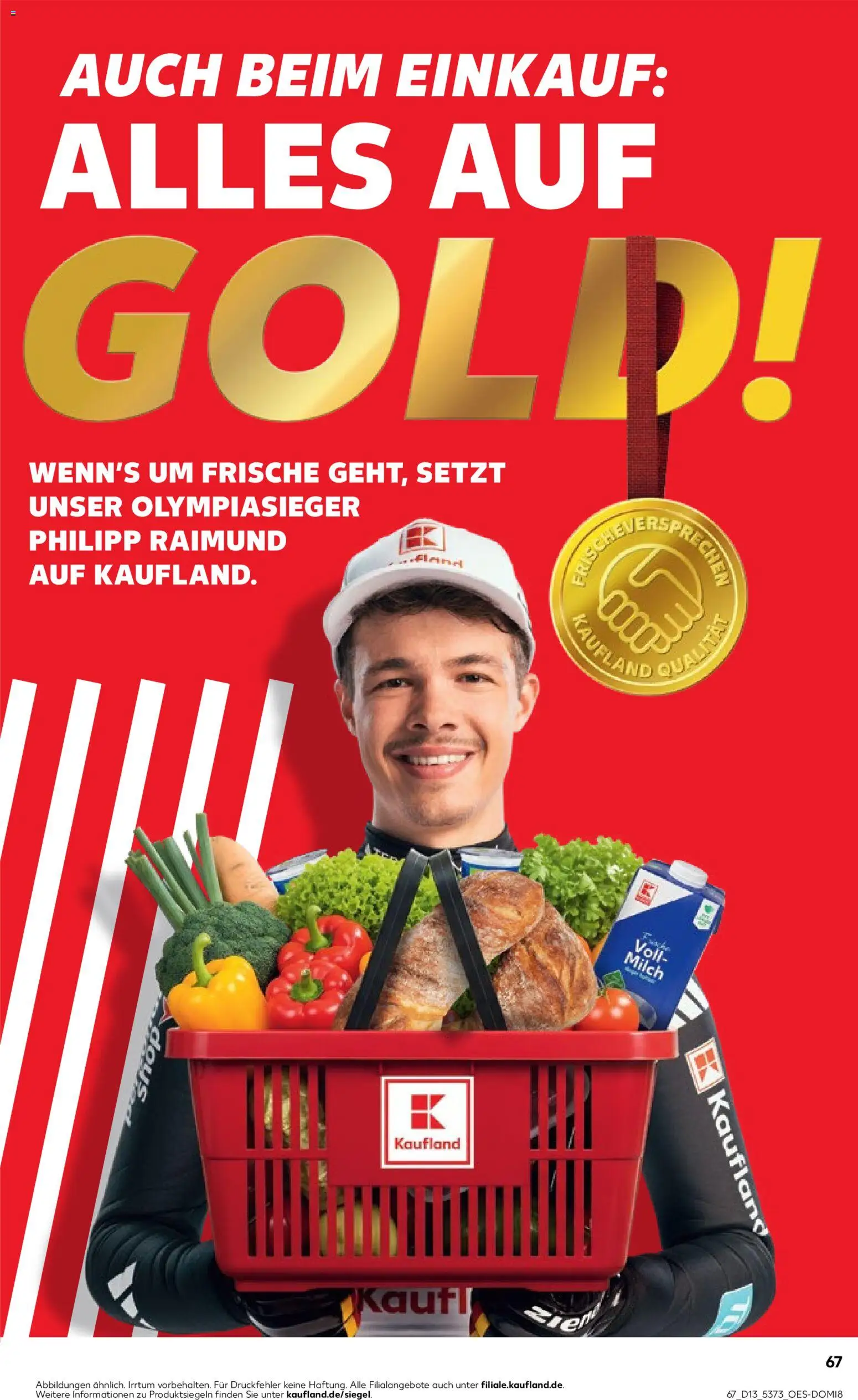 Kaufland Prospekt Hamburg	 – gültig ab 26.03.2026 | Seite: 67 | Produkte: Milch, Gemüse, Brot