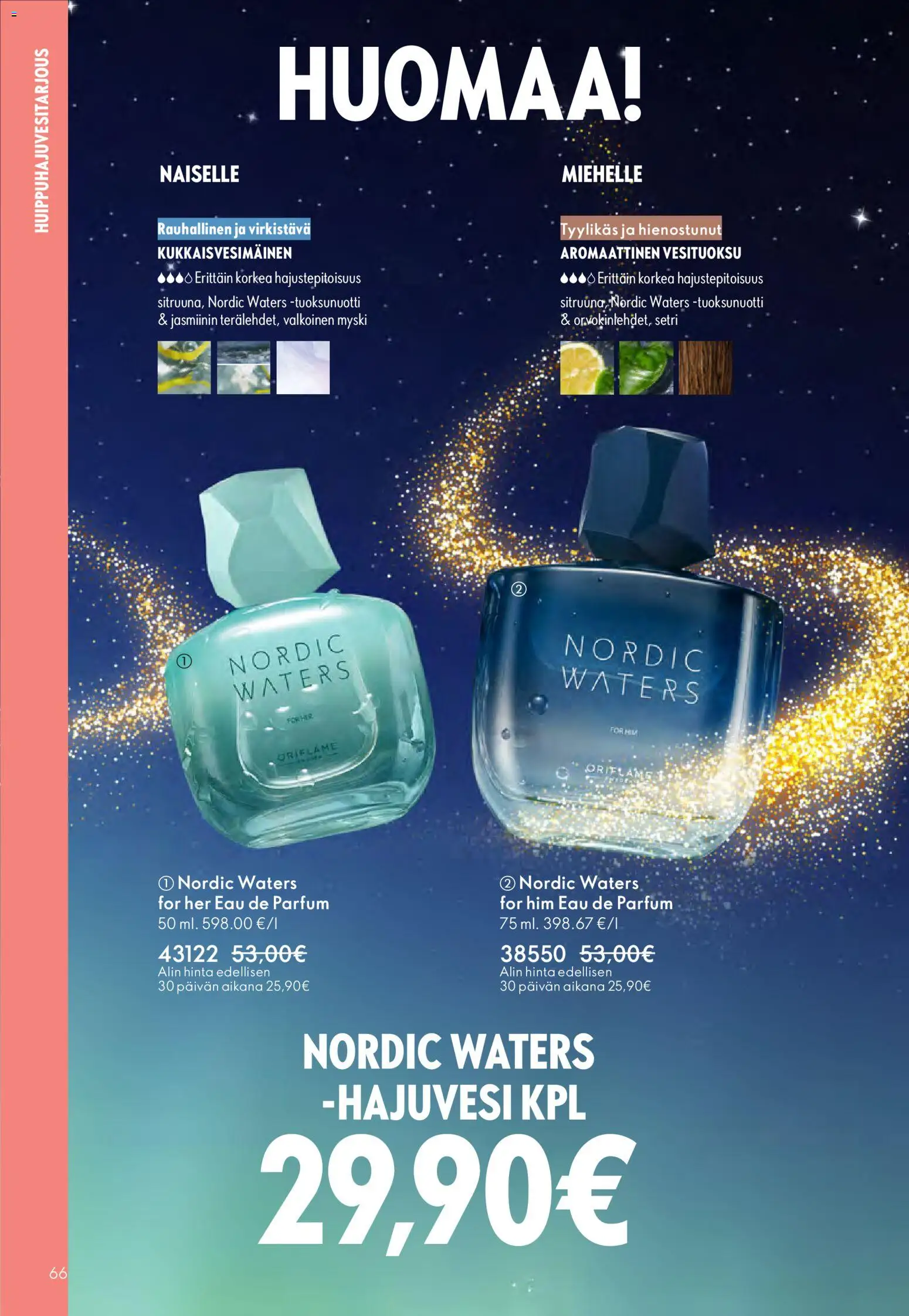 Oriflame - Black Friday – voimassa 19.11.2025 alkaen | Sivu: 66 | Tuotteet: Hajuvesi