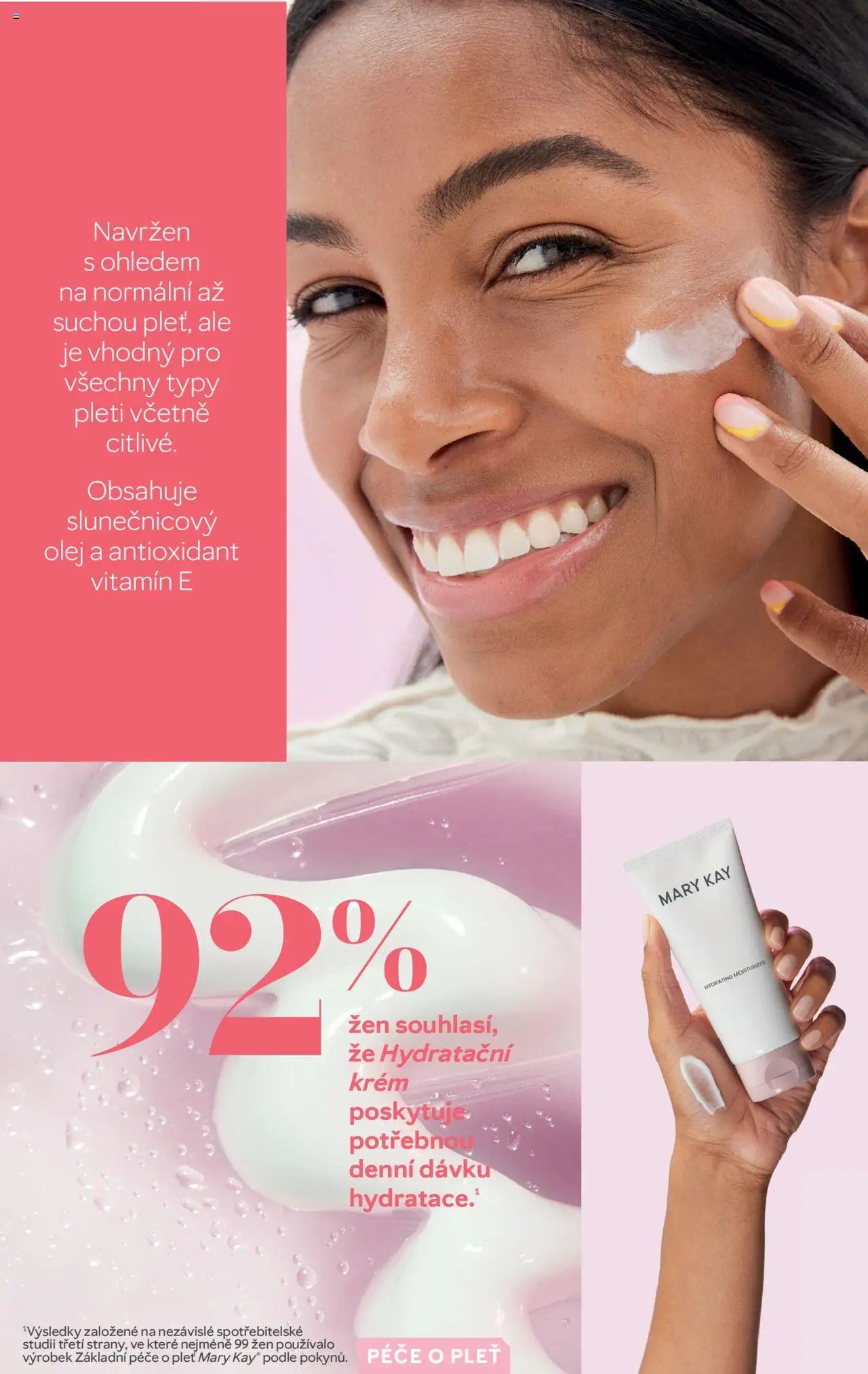 Mary Kay katalog - Základní péče o pleť od 15.04.2024 | Strana: 23 | Produkty: Olej, Krém, Hydratační krém, Slunečnicový olej