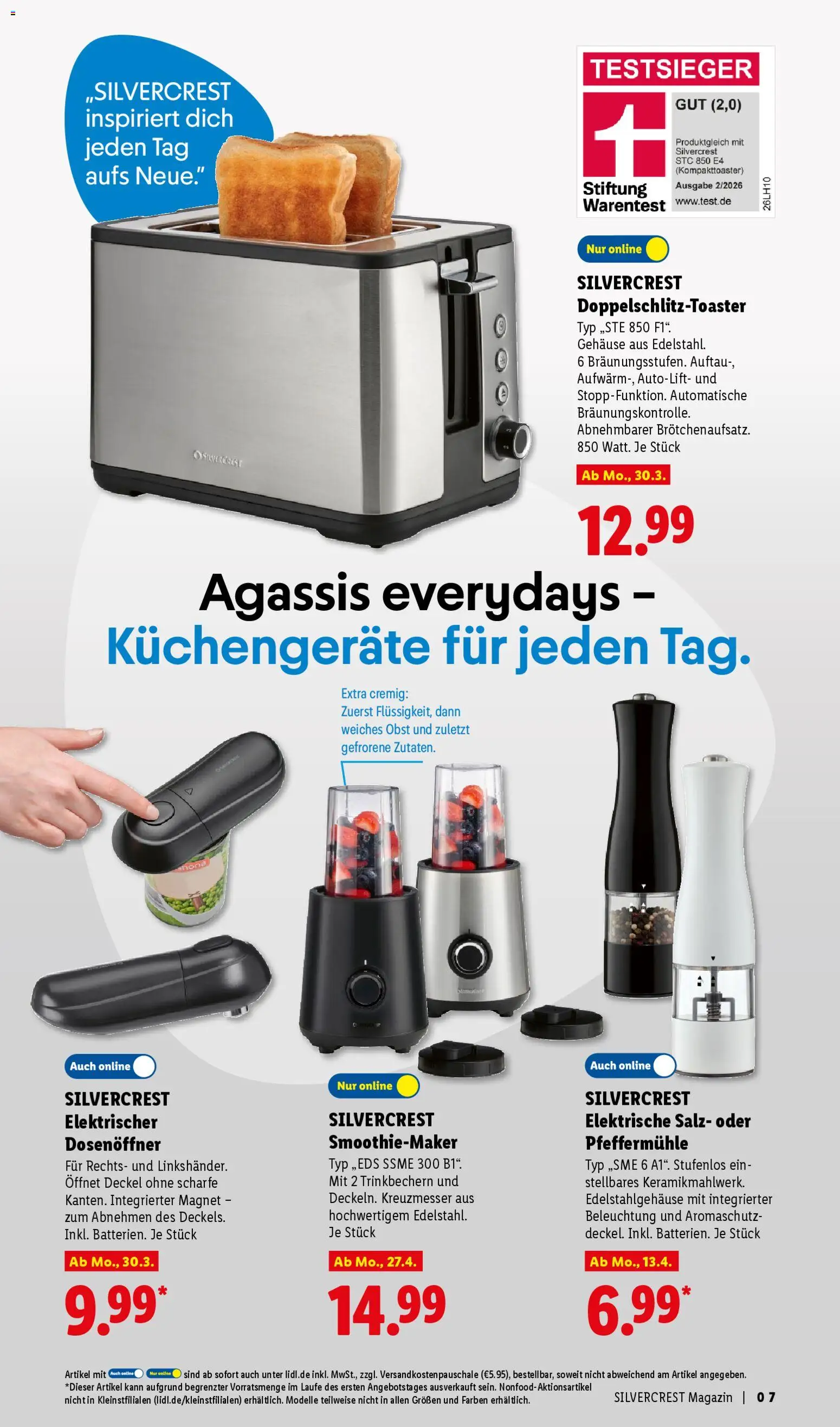 Lidl Německo leták - Silvercrest od 30.03.2026 | Strana: 7
