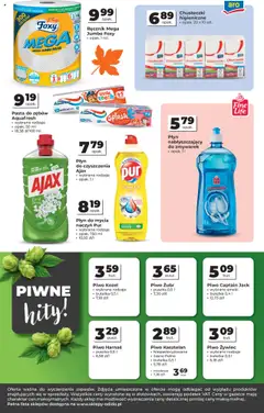 Odido Gazetka od 17.09.2025 | Strona: 8 | Produkty: Nabłyszczacz do zmywarki, Harnaś, Piwo kozel, Płyn do mycia naczyń