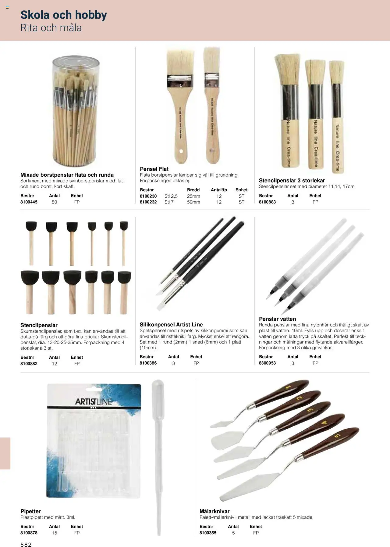 Office Depot reklamblad aktuell från 15.02.2024 | Sida: 584 | Produkter: Set, Pensel