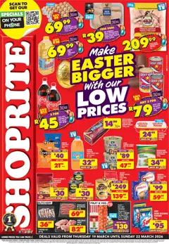 Shoprite specials catalogue – valid from 19.03.2026