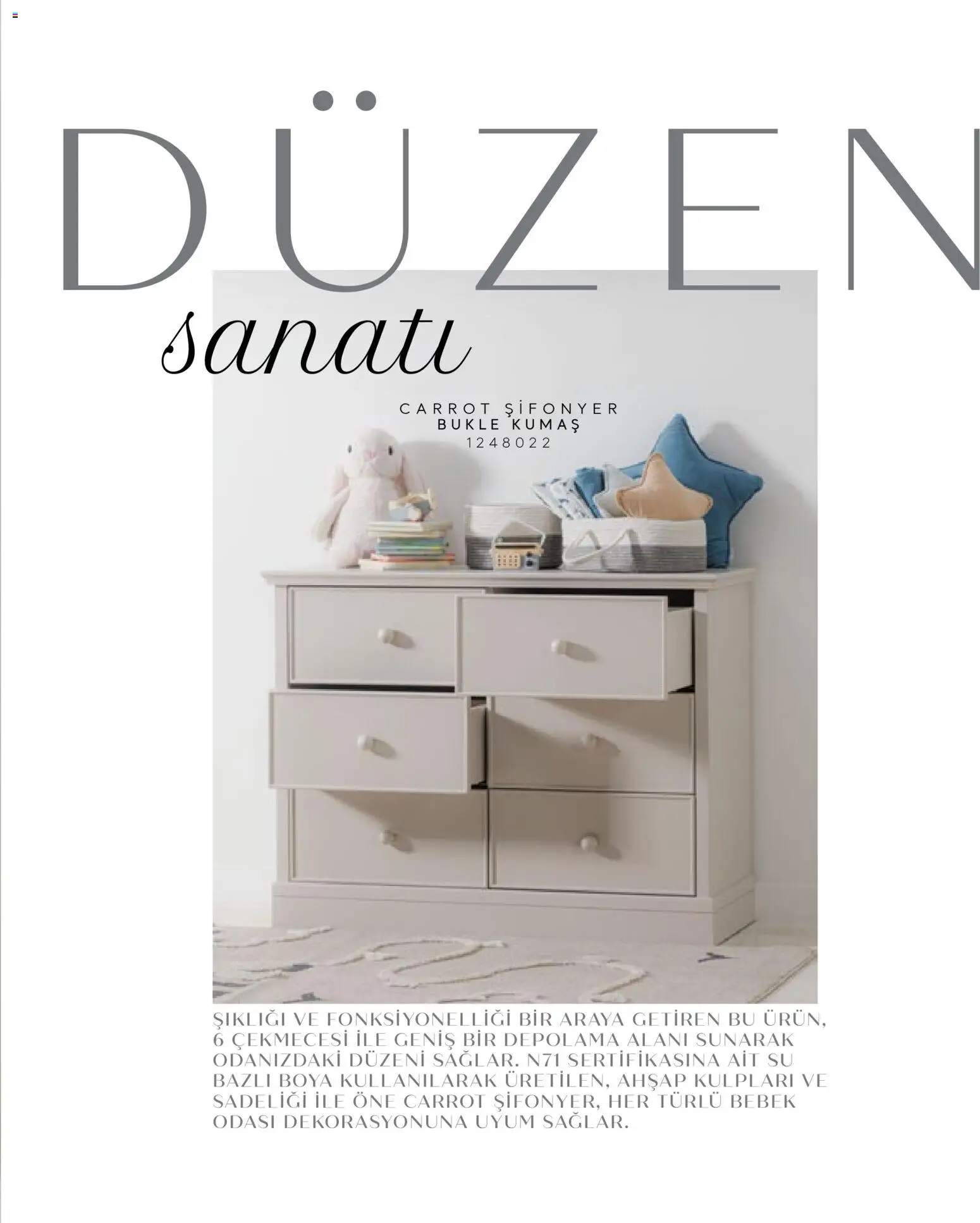 Mudo - Katalog Bebek - 01.01.2026 tarihinden itibaren geçerlidir | Sayfa: 7 | Ürünler: Şifonyer, Su