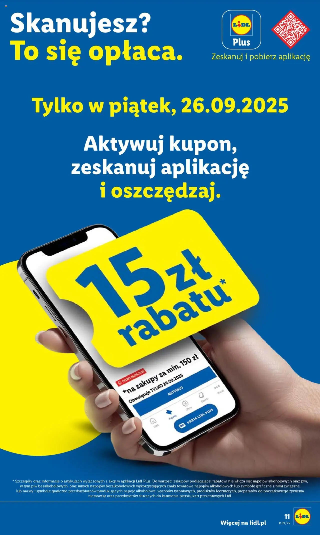Lidl Gazetka od 25.09.2025 | Strona: 11 | Produkty: Karta, Napoje