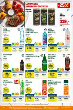 Metro Grillszezon katalógus 2026/04 - amely érvényes a következő dátumtól: 07.04.2026 | Oldal: 12 | Termékek: Gyümölcslé, Gyümölcsital, Limonádé, Só