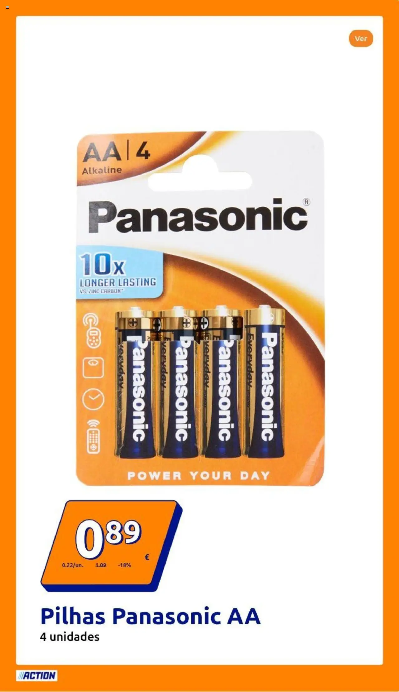 Action folheto │ válido de 20.08.2025 | Página: 3 | Produtos: Pilhas