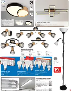 Bauhaus katalog akcije – veljaven od 06.11.2025 | Stran: 19 | Izdelki: Led svetilka, Kos, Svetilka