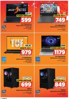 Power-mainoslehti voimassa 01.12.2025 alkaen | Sivu: 10 | Tuotteet: Pelikannettava, Näyttö