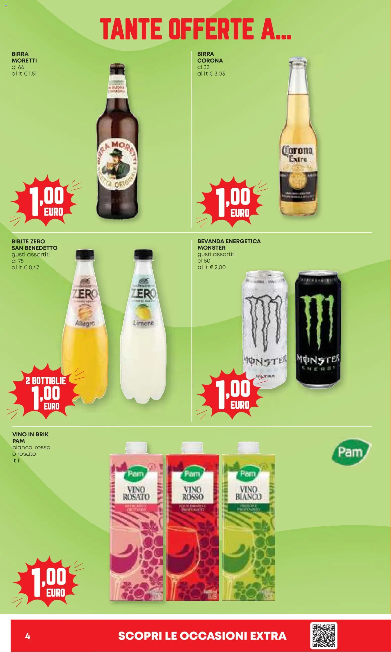 Volantino Panorama del 07.04.2026 | Pagina: 4 | Prodotti: Birra, Limone, Vino, Birra Moretti