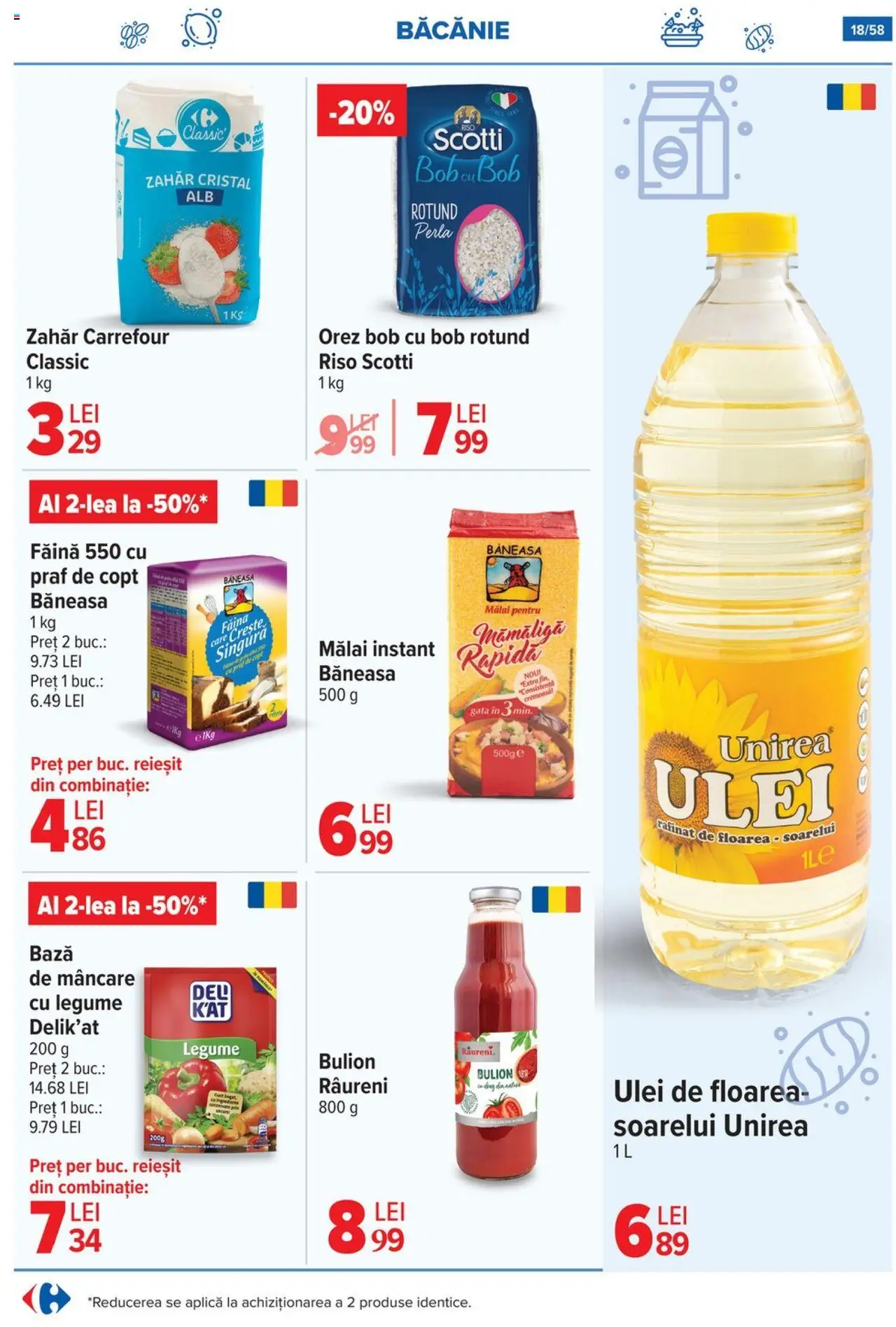 Catalog Carrefour – valabil de la 06.08.2025 | Pagină: 19 | Produse: Ulei, Făină, Mălai, Zahăr