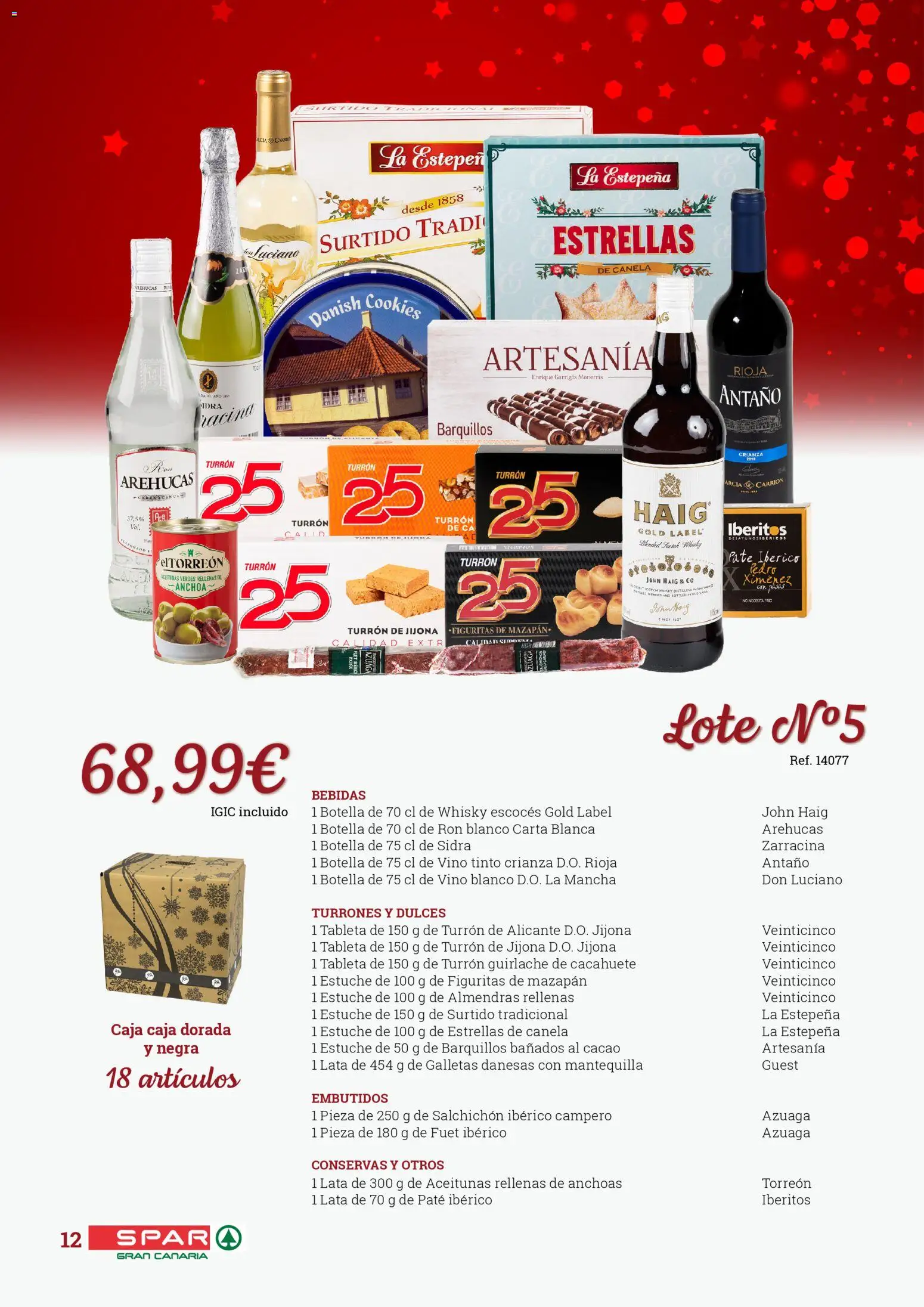 Spar folleto │ válido desde el 31.10.2025 | Página: 12 | Productos: Vino, Tableta, Anchoa, Φρυγανιές σικάλεως