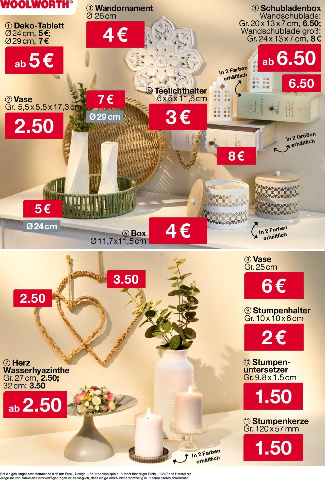 Woolworth Prospekt 	 – gültig ab 01.10.2025 | Seite: 8 | Produkte: Box, Vase