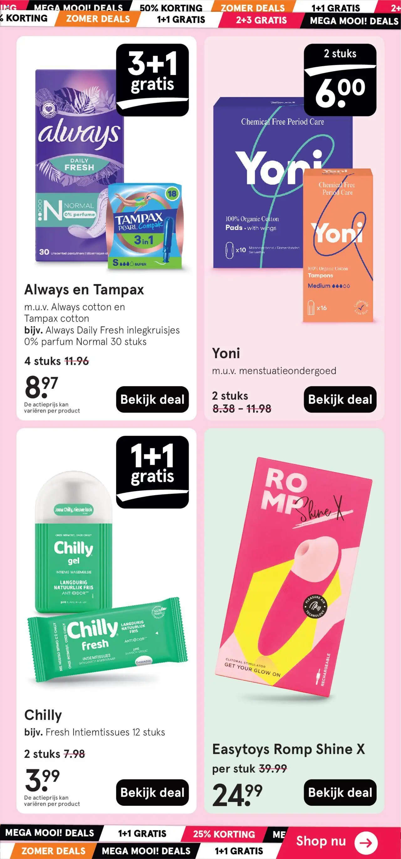  | Pagina: 33 | Producten: Kan, Parfum, Tampons