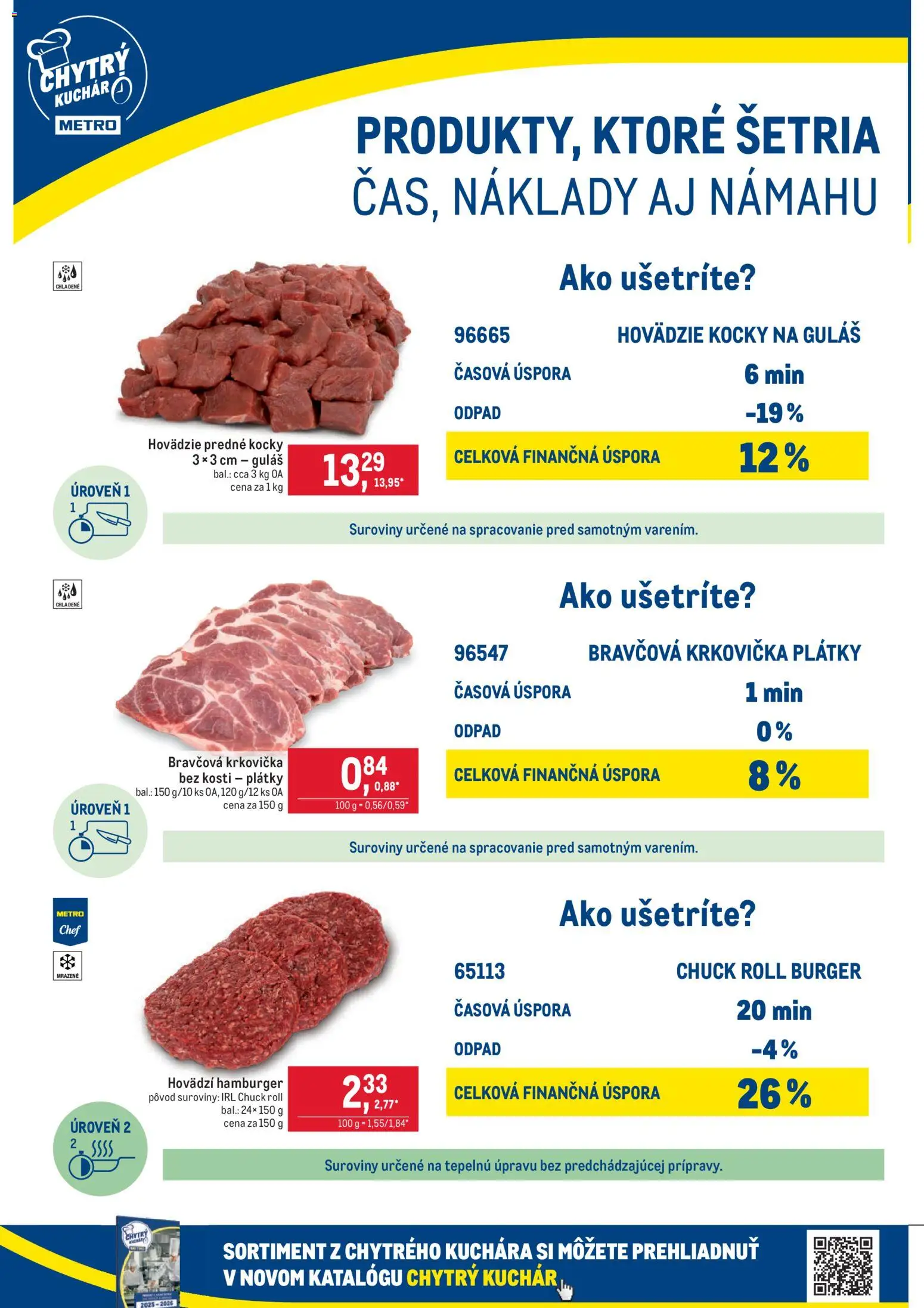 Nové Metro akcie – leták je platný od 25.03.2026 | Strana: 2 | Produkty: Bravčová krkovička, Krkovička