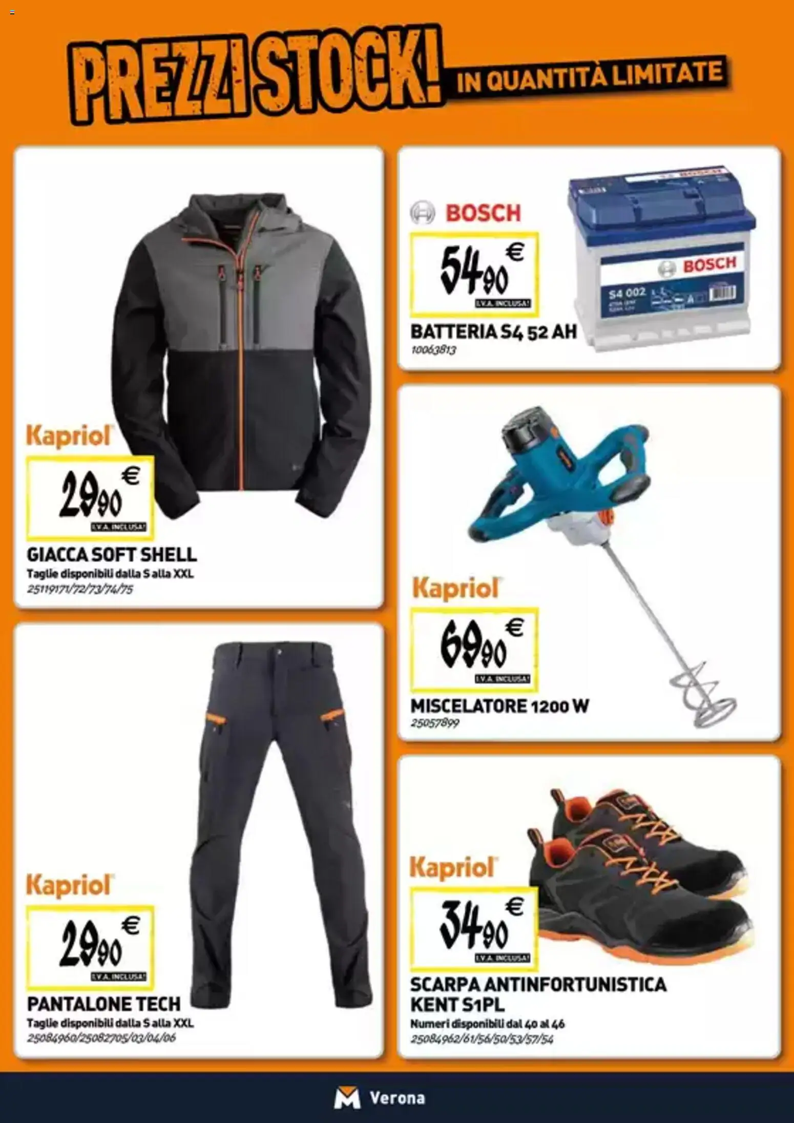 Volantino TECNOMAT del 22.01.2026 | Pagina: 17 | Prodotti: Giacca, Miscelatore, Batteria