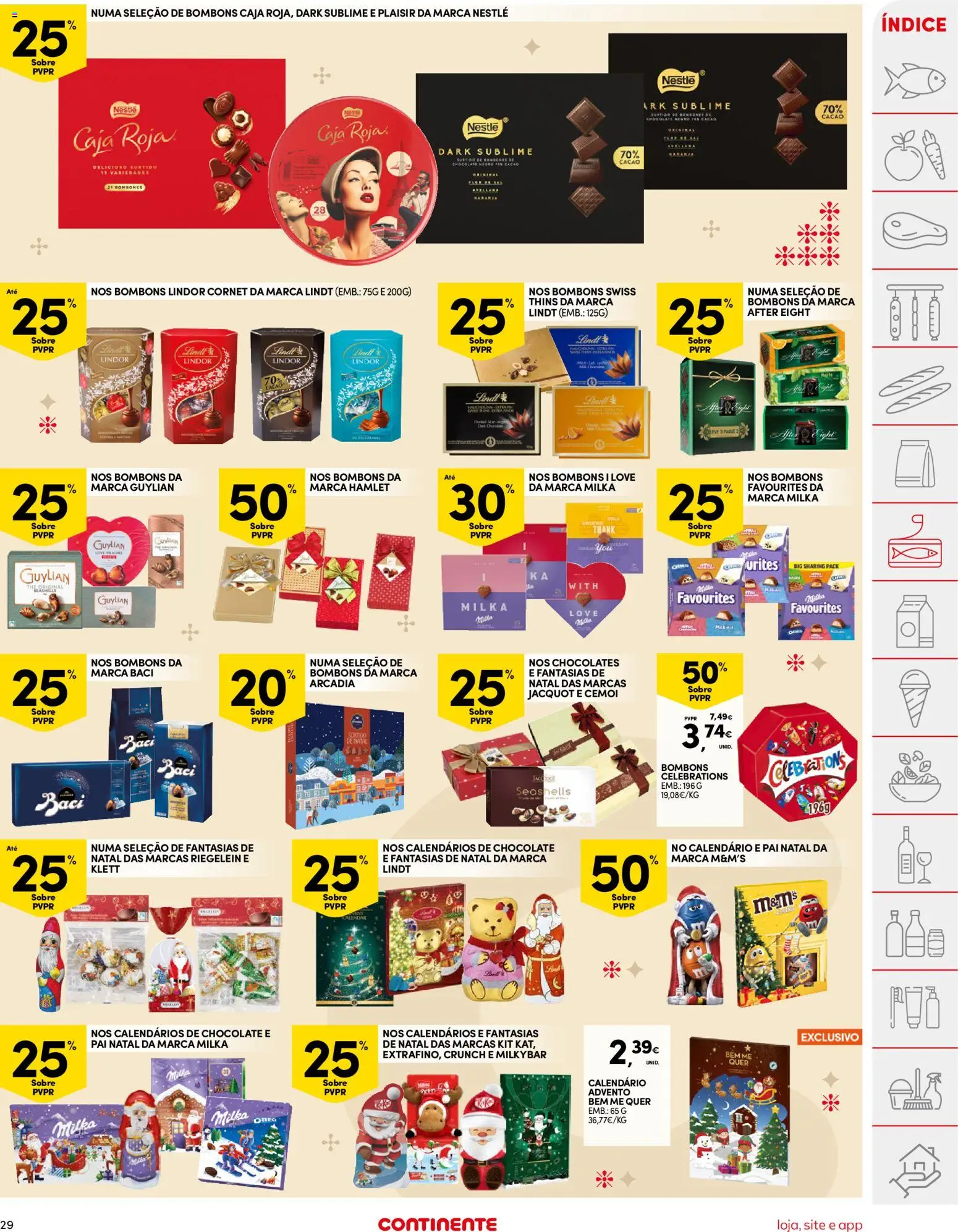Continente folheto │ válido de 04.11.2025 | Página: 29 | Produtos: Chocolates, Nestlé, Chocolate