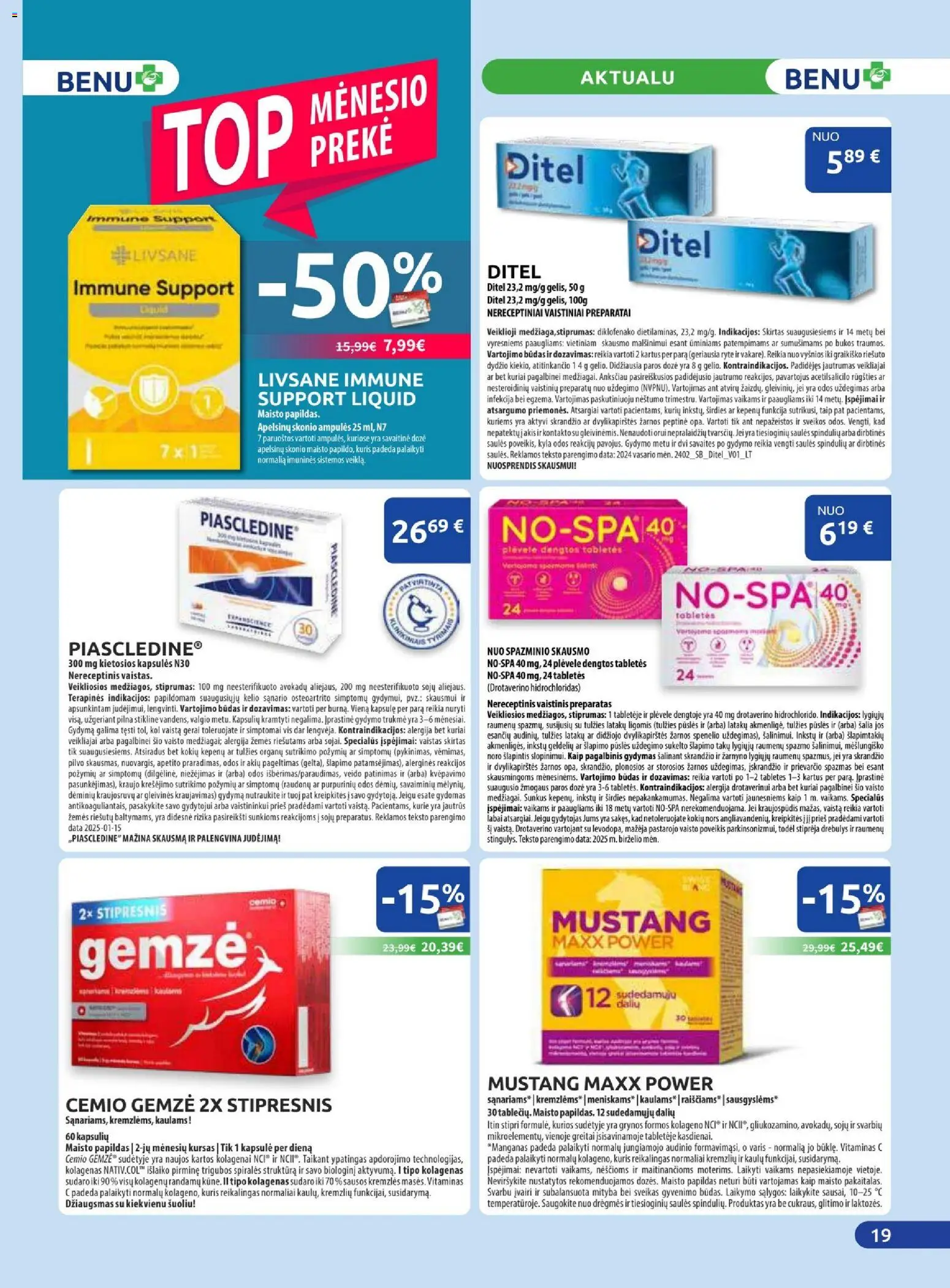 BENU akcijos nuo 01.12.2025 | Puslapis: 19