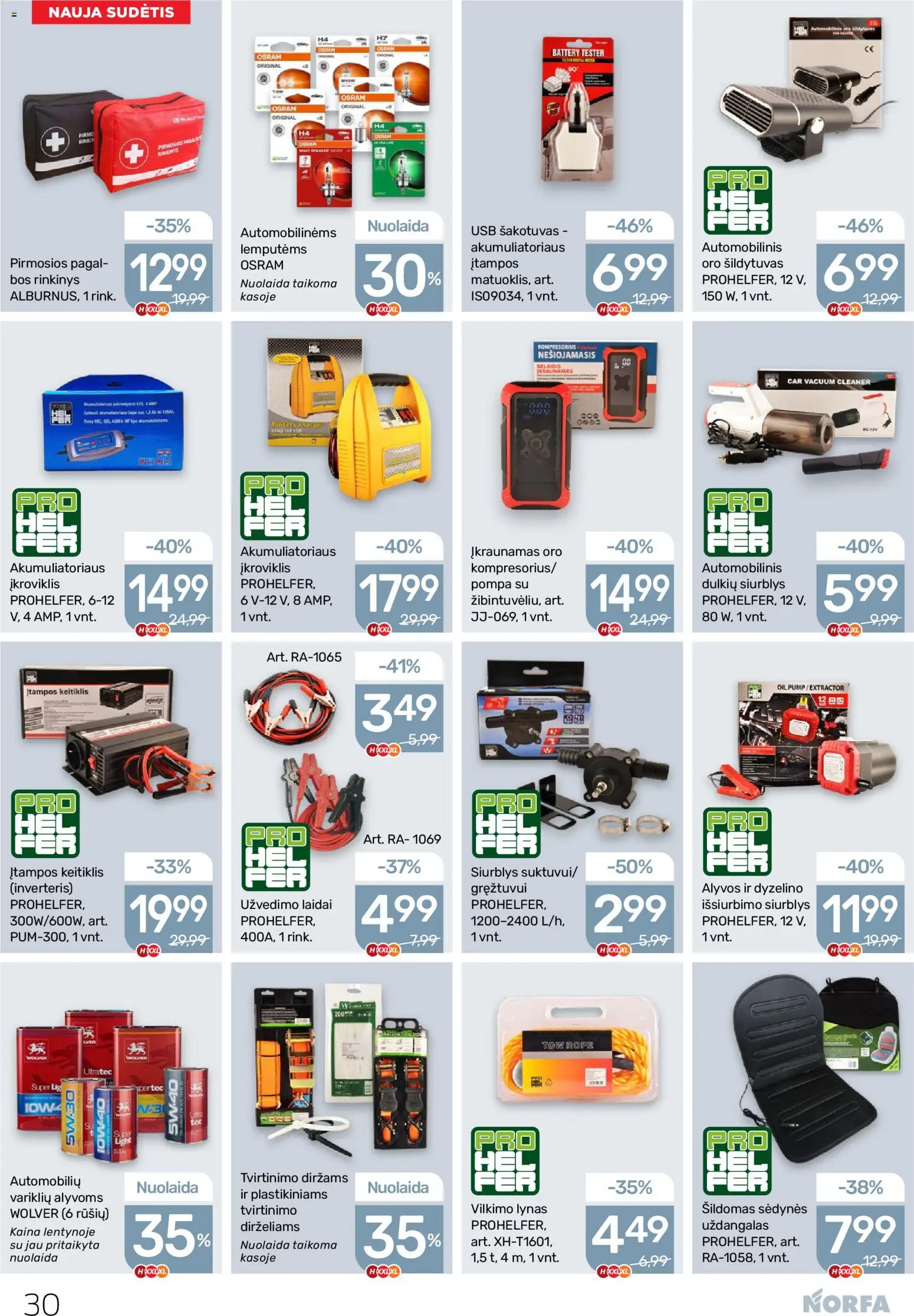 NORFA akcijos nuo 27.11.2025 | Puslapis: 30 | Prekių: USB