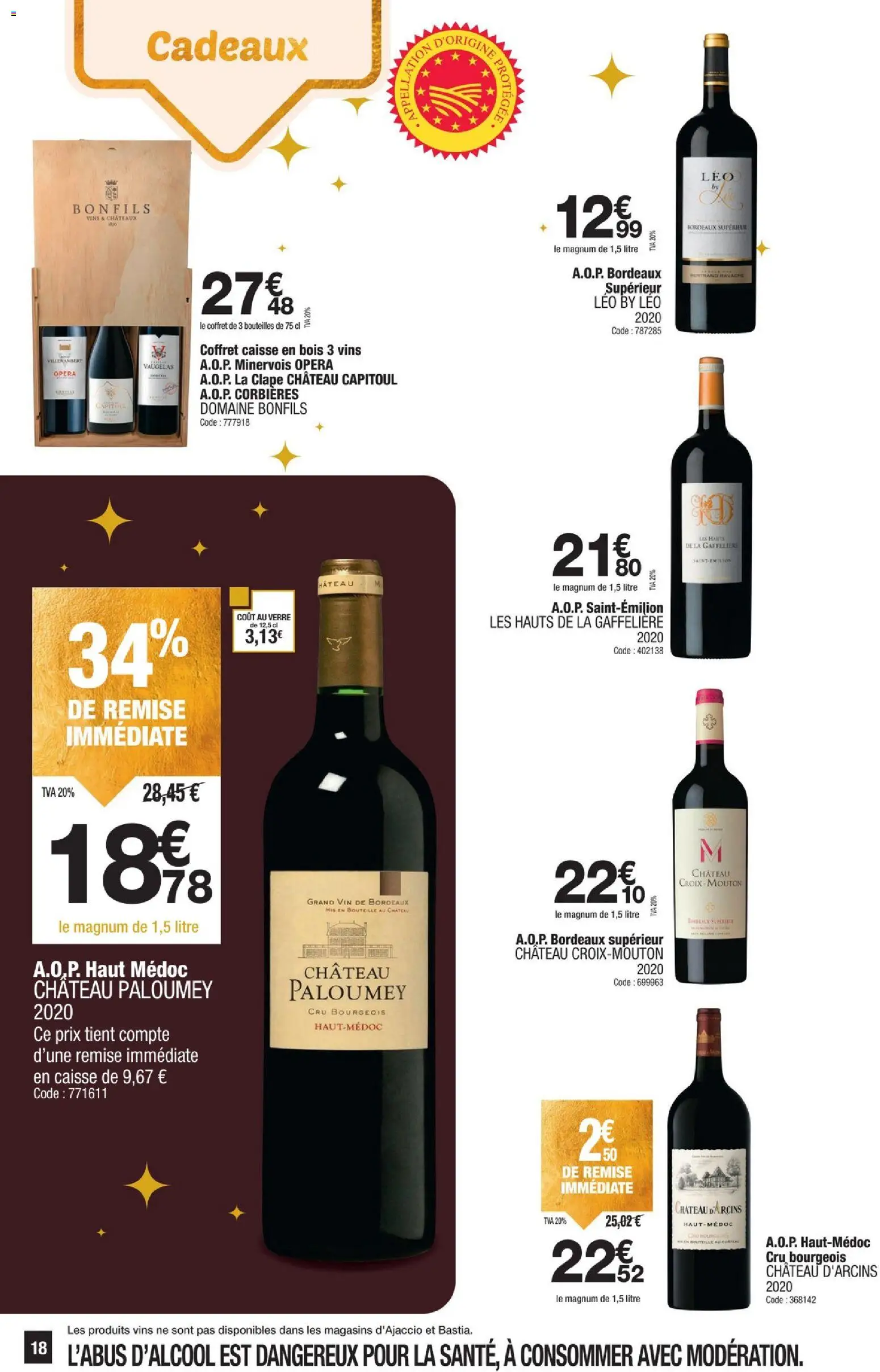 {H1} | Page: 18 | Produits: Caisse en bois, Vin