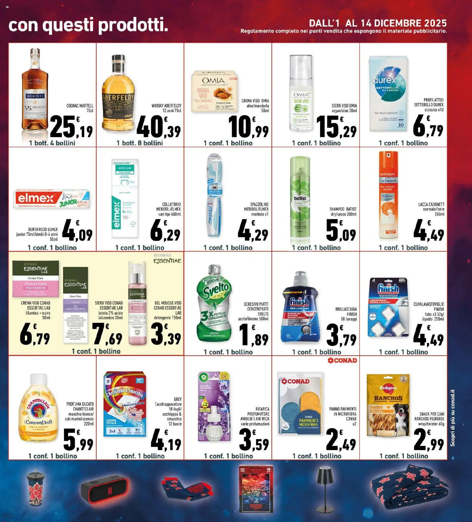 Volantino Conad del 01.12.2025 | Pagina: 25 | Prodotti: Crema, Lacca, Dentifricio, Crema viso