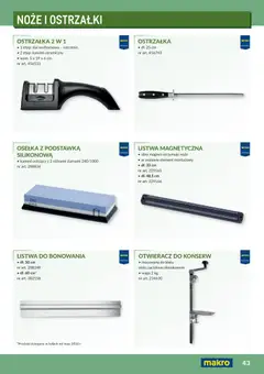 Pogląd oferty "Makro Gazetka - Profesjonalna Gastronomia" - ważna od 01.02.2026 | Strona: 43 | Produkty: Osełka, Waga