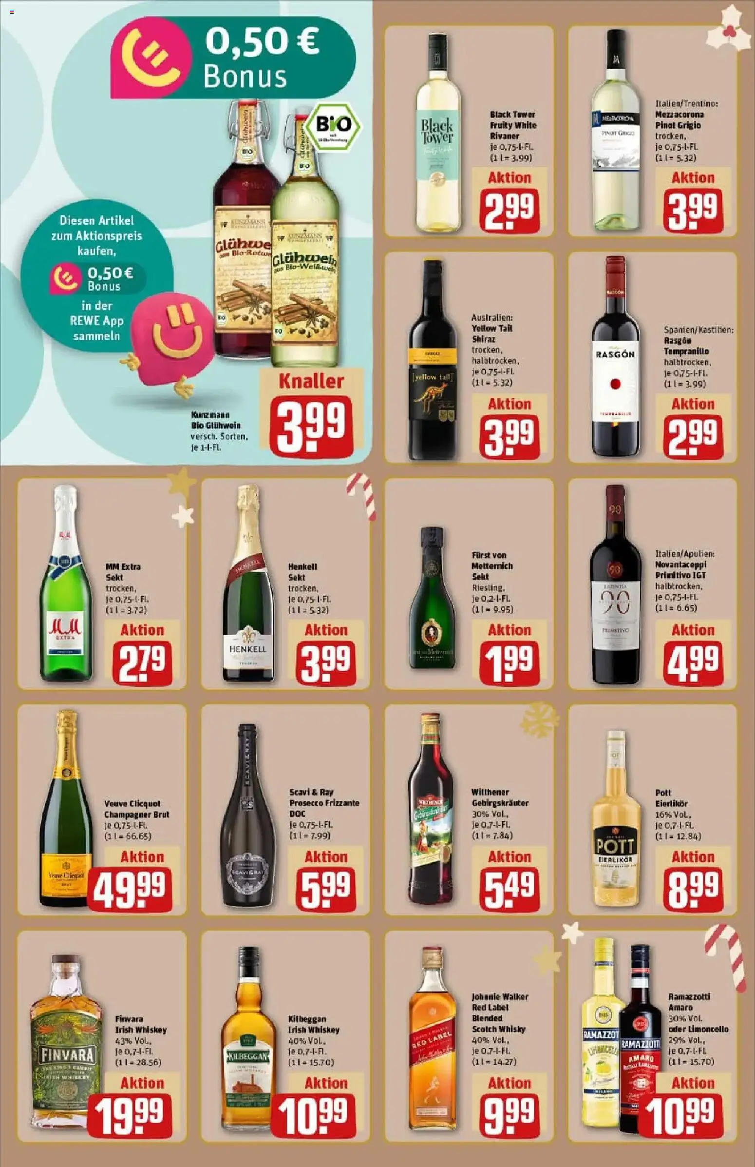 Rewe prospekt Hessisch Lichtenau	 – gültig ab 01.12.2025 | Seite: 16 | Produkte: Whisky, Furst von metternich, Whiskey, Ramazzotti