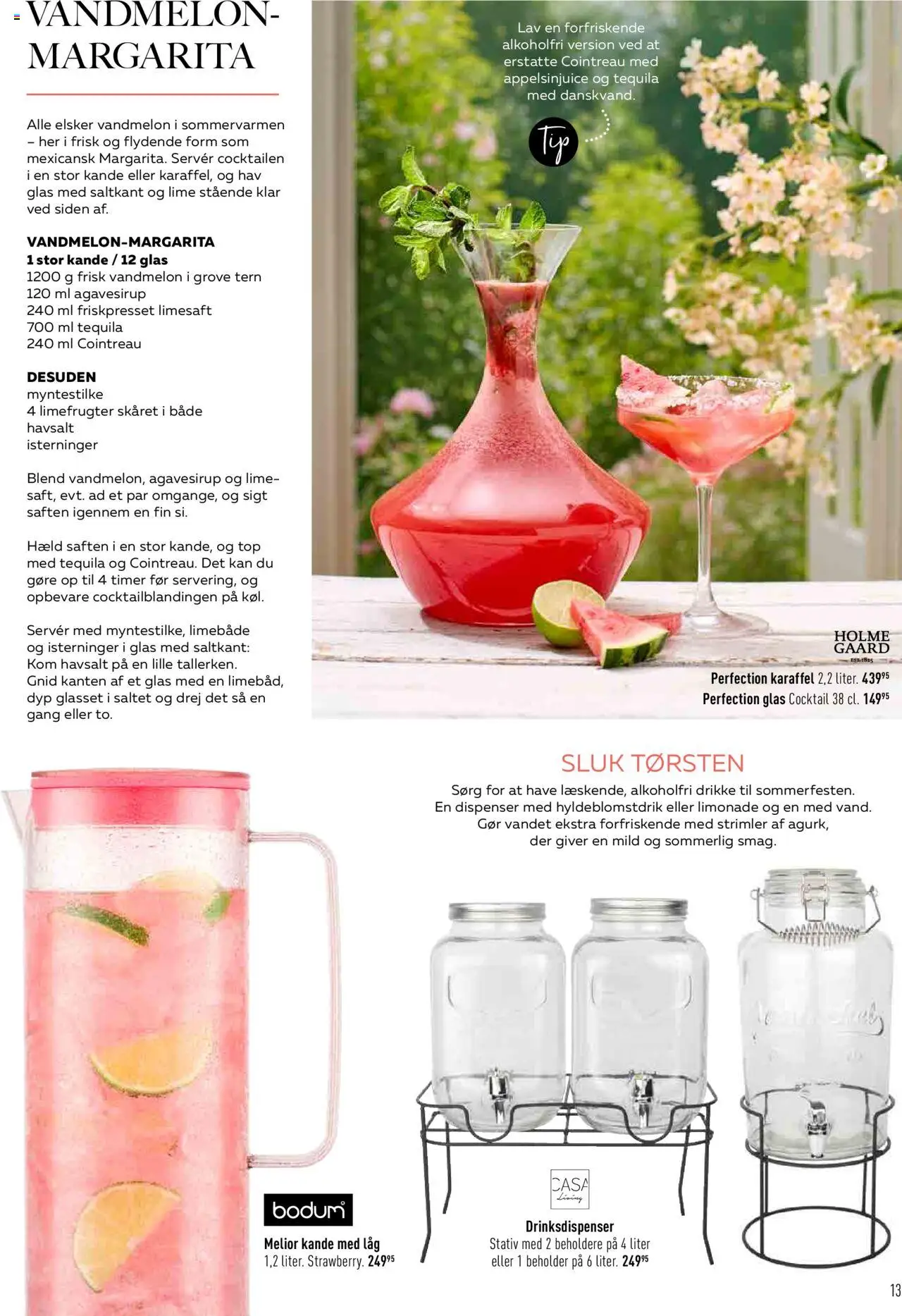Imerco Tilbudsavis gyldig fra 13.05.2025 | Side: 13 | Produkter: Appelsinjuice, Lime, Vandmelon, Søm