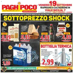 Anteprima del volantino Paghi Poco Caltagirone catalogo valido a partire dal 19.09.2025